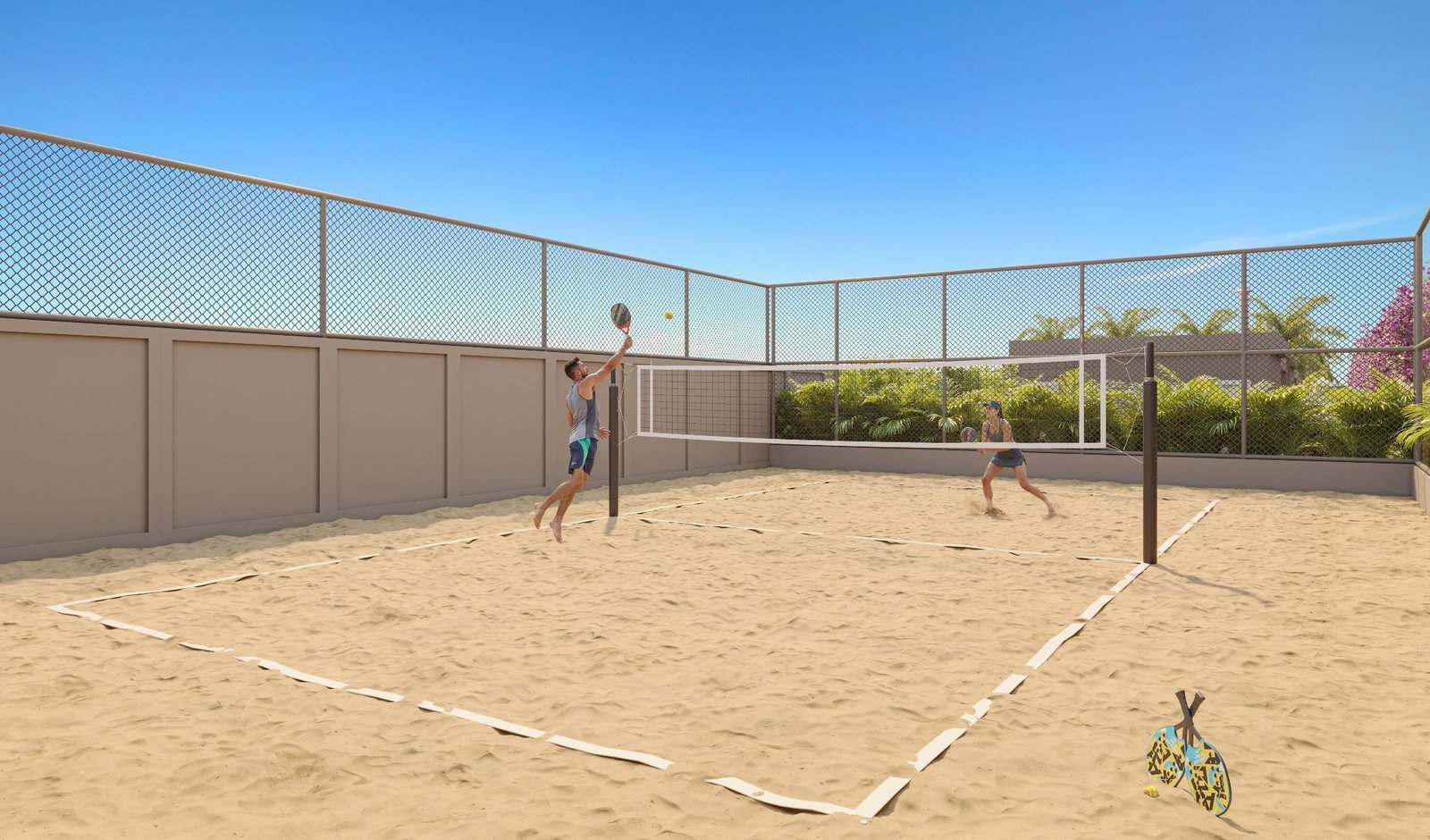 Quadra de areia